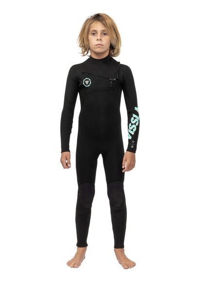 Vissla 7 Seas Boys 4-3 Full Chest Zip Wetsuit