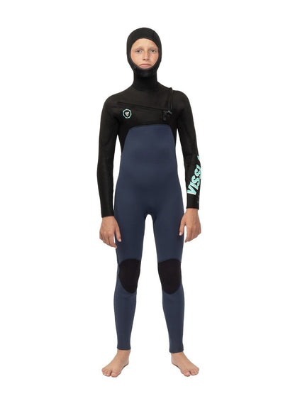 Vissla Boys Seven Seas 5-4-3 Hooded Chest Zip
