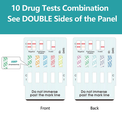 Easy@Home 5-Pack Urine Drug Test Kit - 10 Metabolites, Instant Results