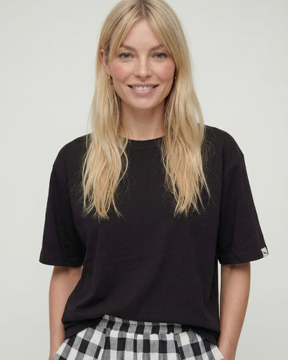 Elsie Black Oversized T-Shirt
