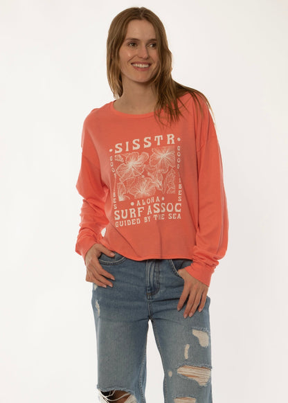 Sisstr Good Vibes Ls Knit Tee