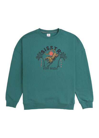 Sisstr Stay Wild Crew Fleece