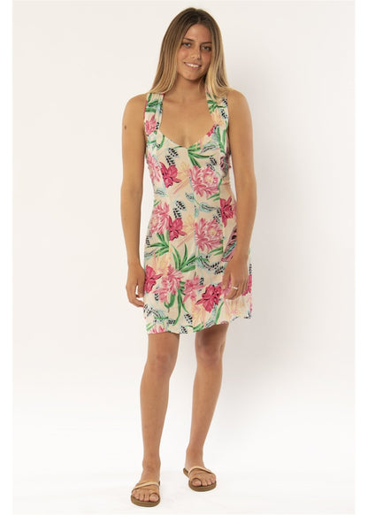 Sisstrevolution Electric Oasis WVN Mini Dress