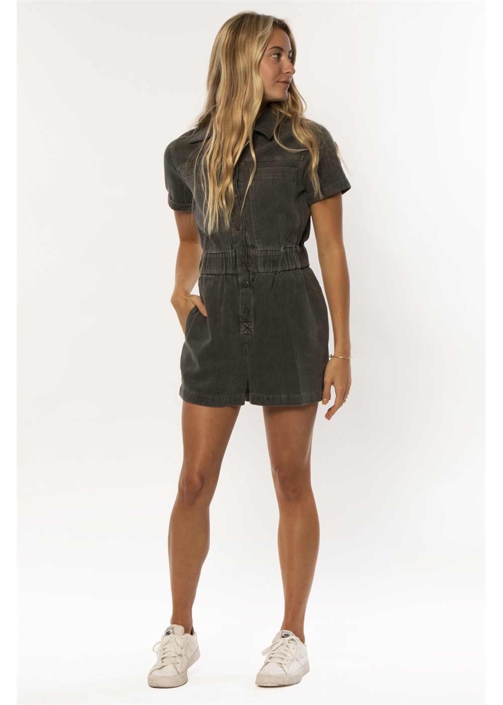 Sisstr Road Short Sleeve Romper