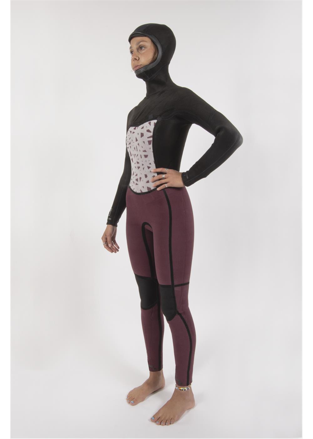 Sisstr 7 seas 5/4 Hooded Chest Zip Wetsuit