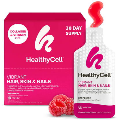 HealthyCell Vibrant Hair, Skin & Nails Daily MicroGel – Hydrating Nutrients