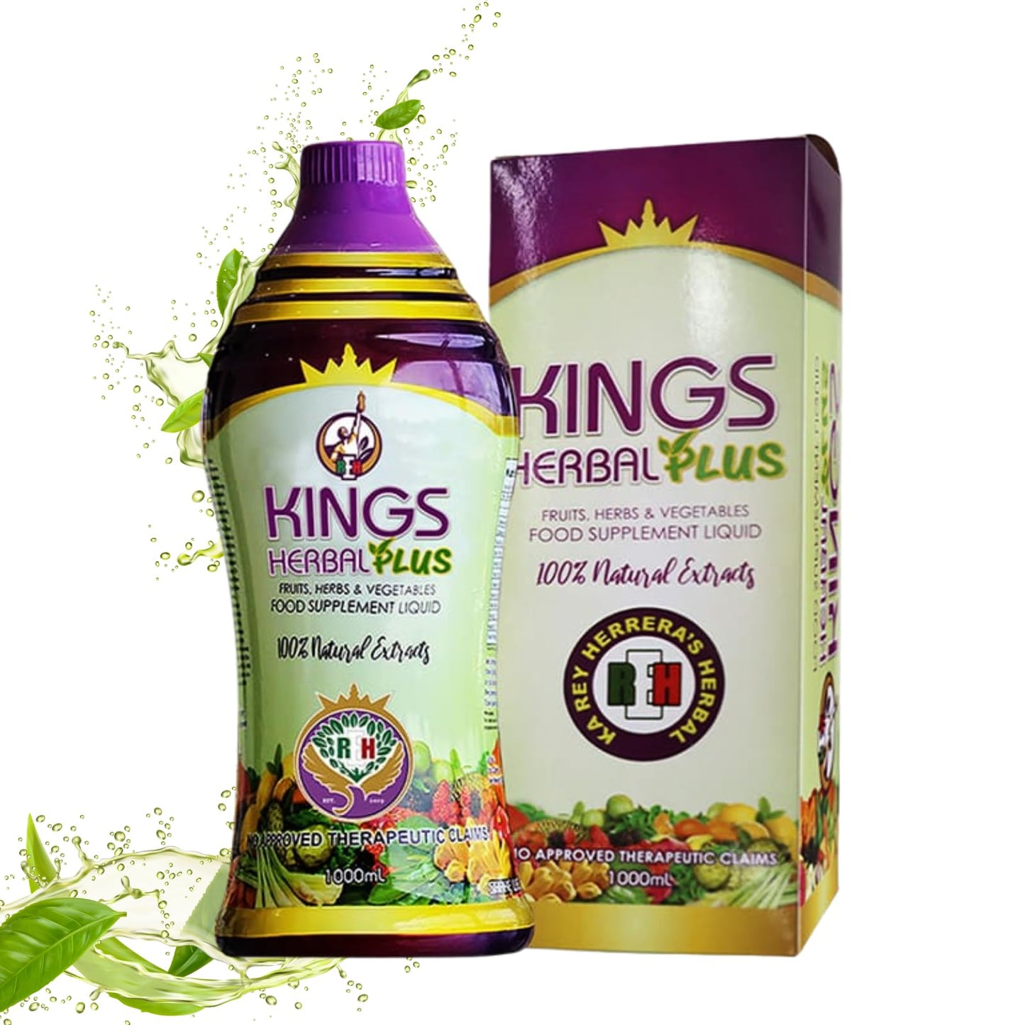 Kings Herbal Plus Food Supplement 1000ml – Fruits, Herbs & Vegetable Fusion