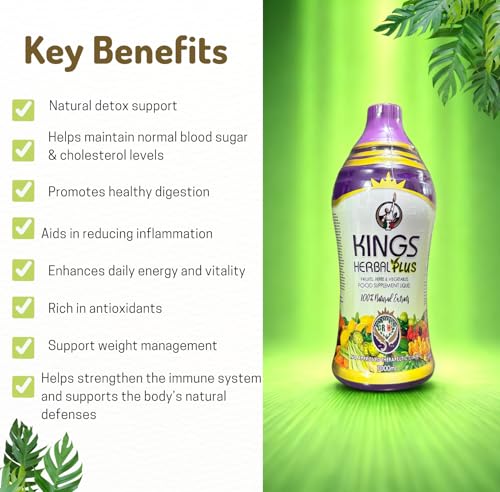 Kings Herbal Plus Food Supplement 1000ml – Fruits, Herbs & Vegetable Fusion