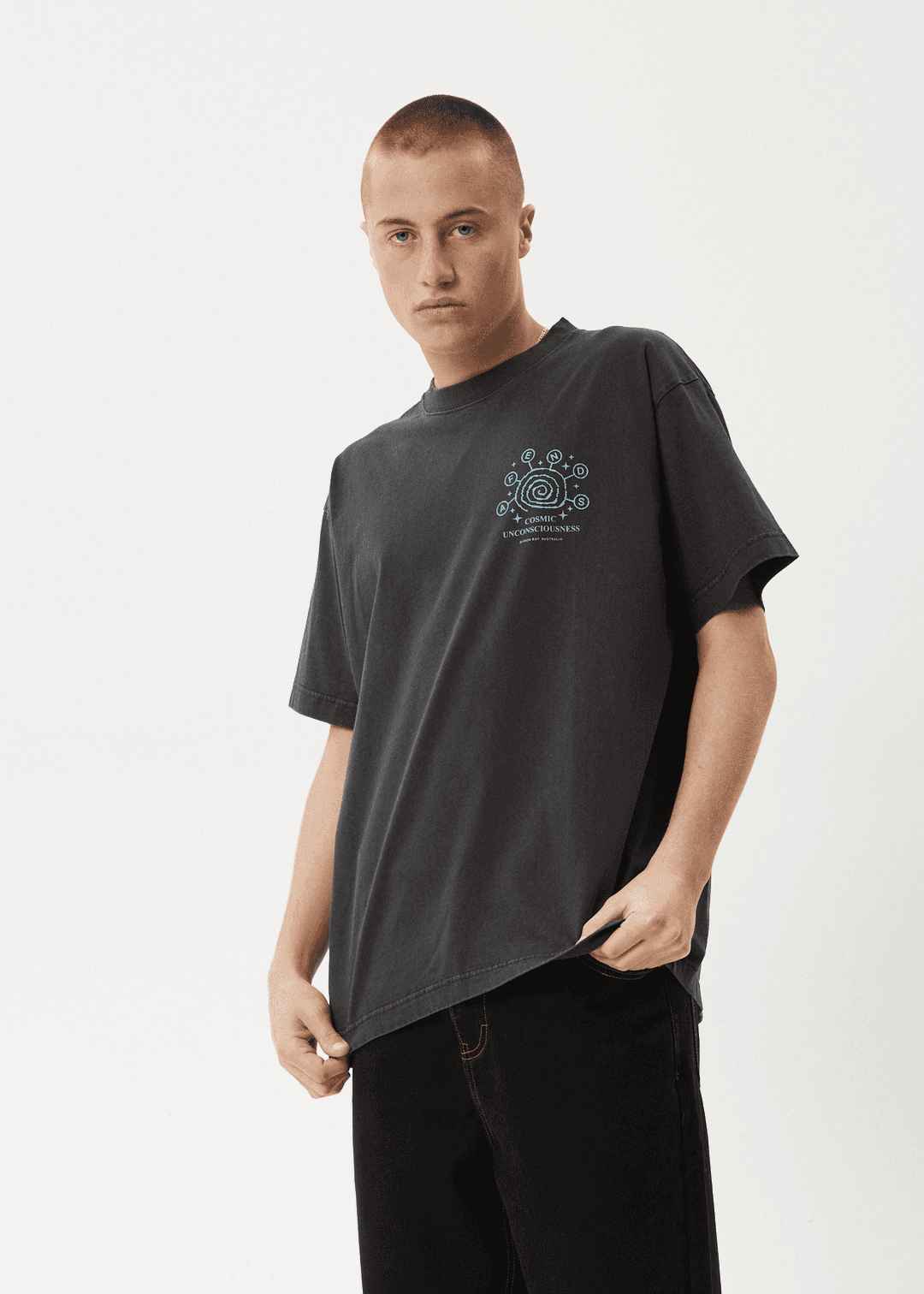 AFENDS Cosmic Con Heavyweight Boxy Tee