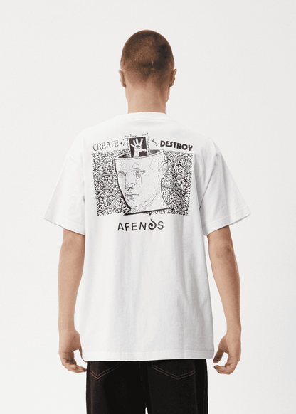 AFENDS Mind Over Heavyweight Boxy Tee