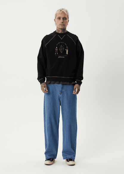 AFENDS Dance Party Crew Neck Jumper