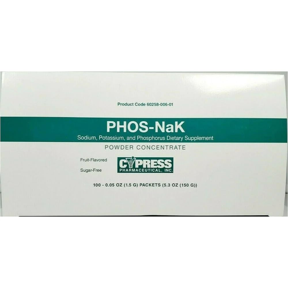 PHOS-NaK Powder Concentrate – Cypress Pharmaceutical | Sodium, Potassium & Phosphorus | Fruit Flavor