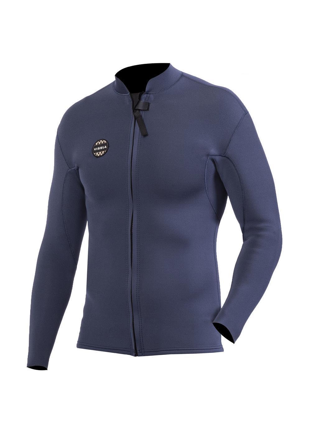 Vissla Solid Sets 2mm Front Zip L/S Wetsuit Jacket