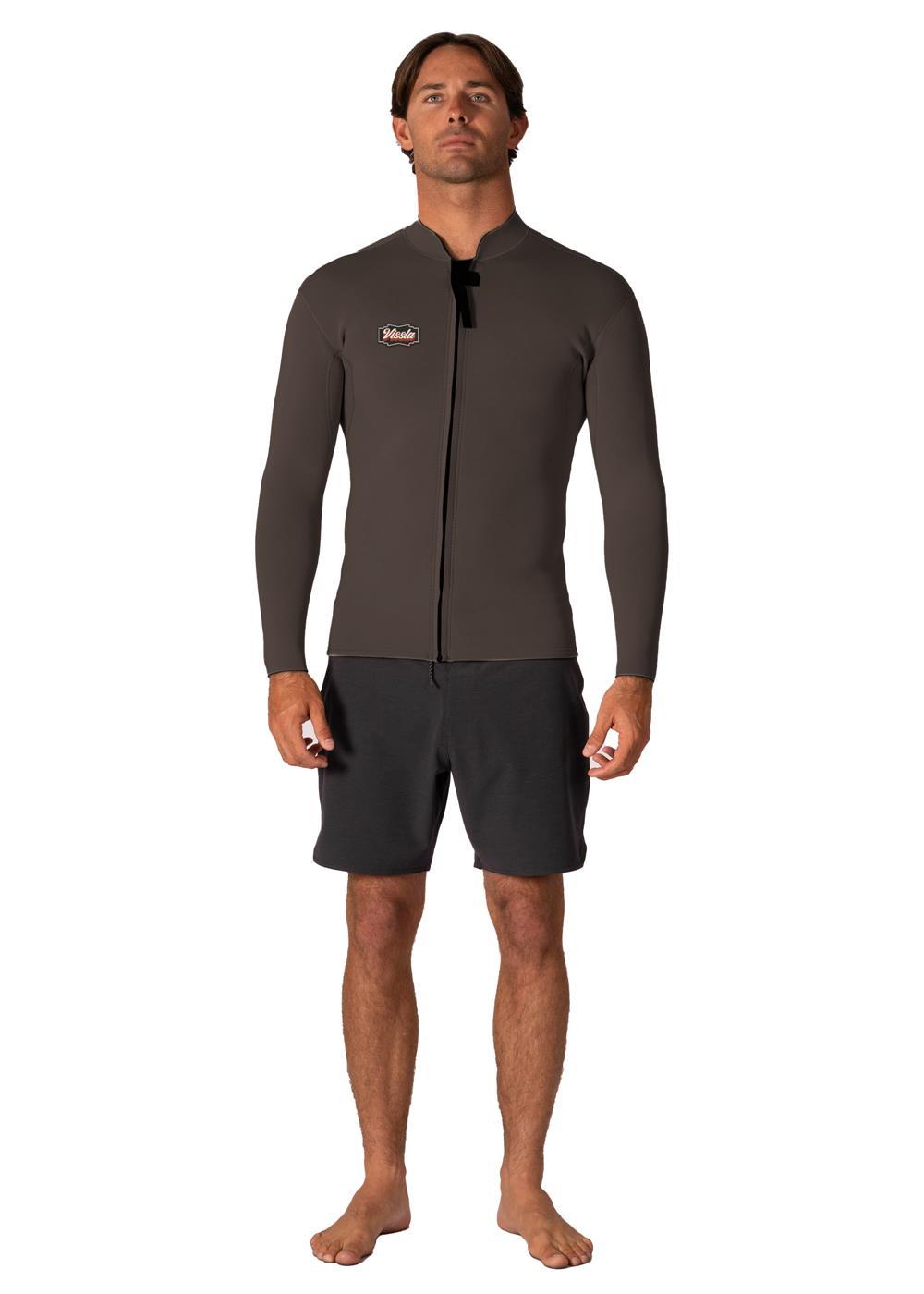 Vissla Solid Sets 2mm Front Zip L/S Wetsuit Jacket