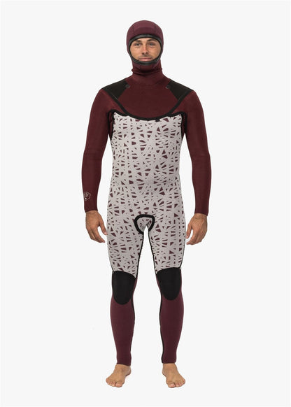 Vissla New Seas 4-3 Hooded U-Zip Wetsuit