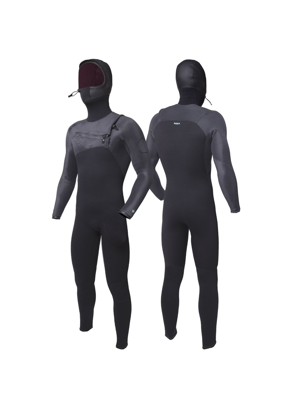 Vissla High Seas II 4-3 full hooded chest zip