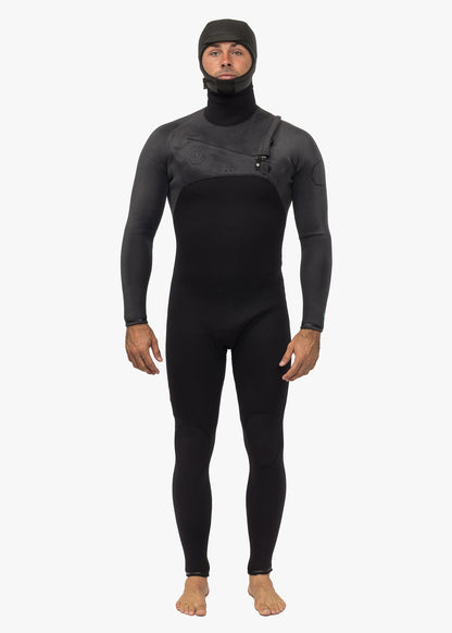 Vissla High Seas II 4-3 full hooded chest zip