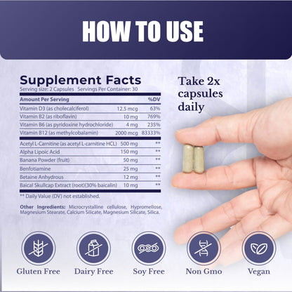 N-Balance8 Nerve Support Formula | Nation Health MD | 60 Capsules