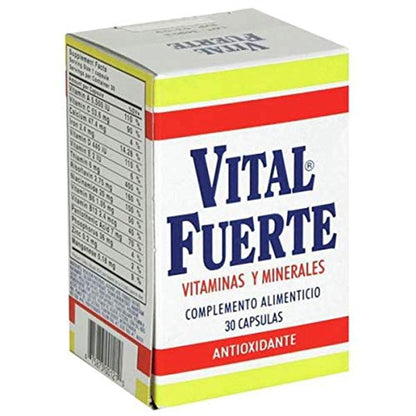 Vital Fuerte Vitamins & Minerals Supplement – 30 Capsules
