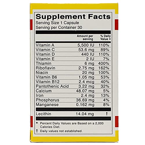 Vital Fuerte Vitamins & Minerals Supplement – 30 Capsules