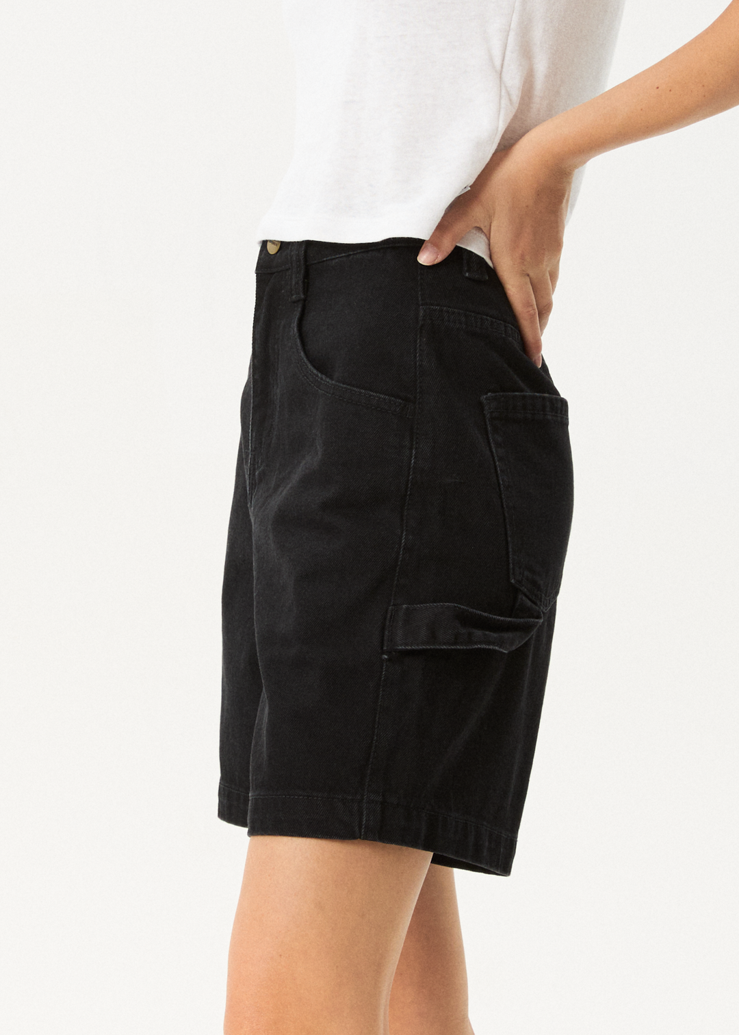 Afends Emilie- Denim Workwear Short
