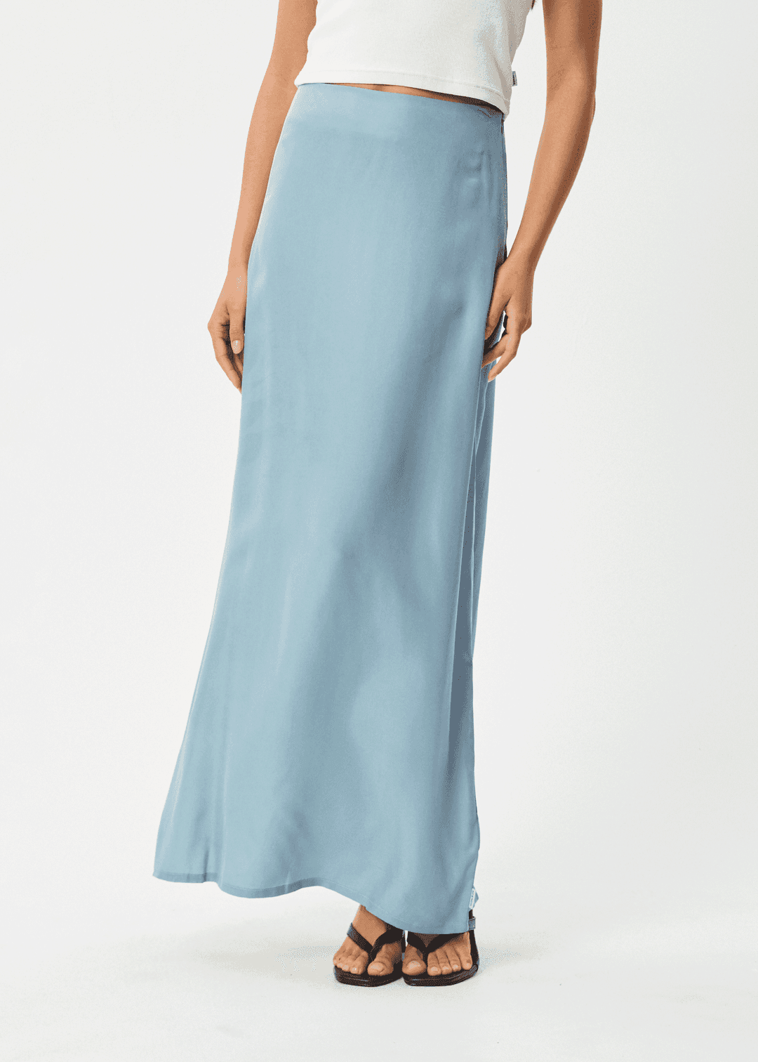AFENDS Grace Cupro Maxi Skirt