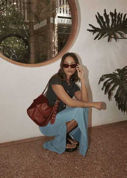 AFENDS Grace Cupro Maxi Skirt