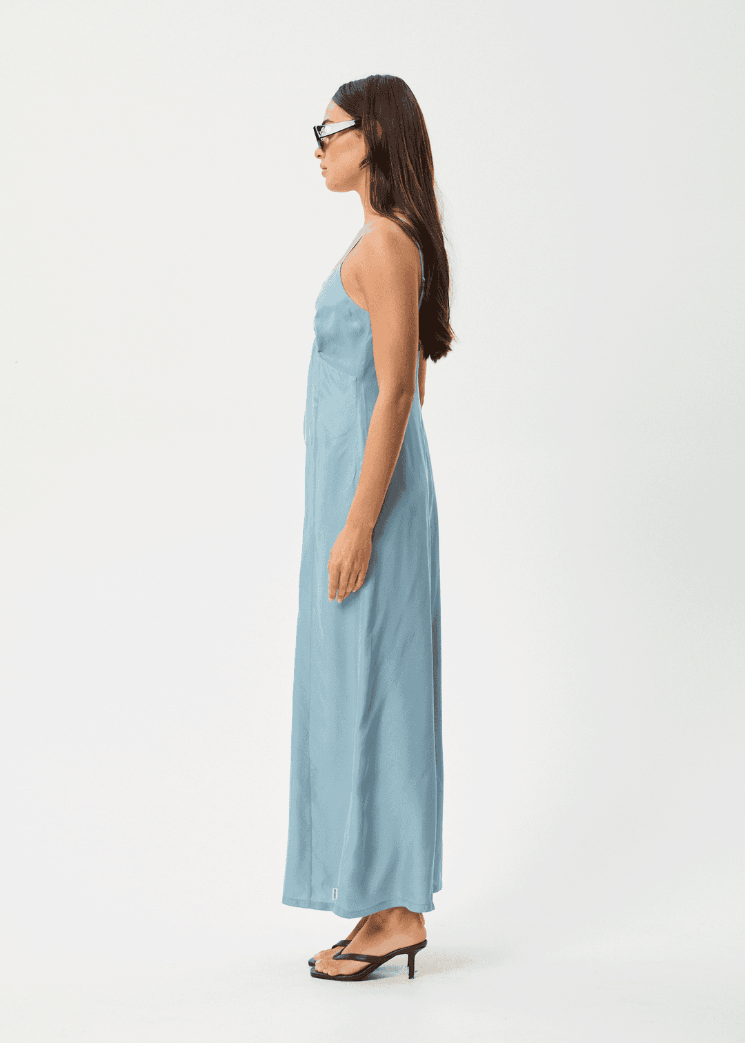 AFENDS Delia Cupro Maxi Dress