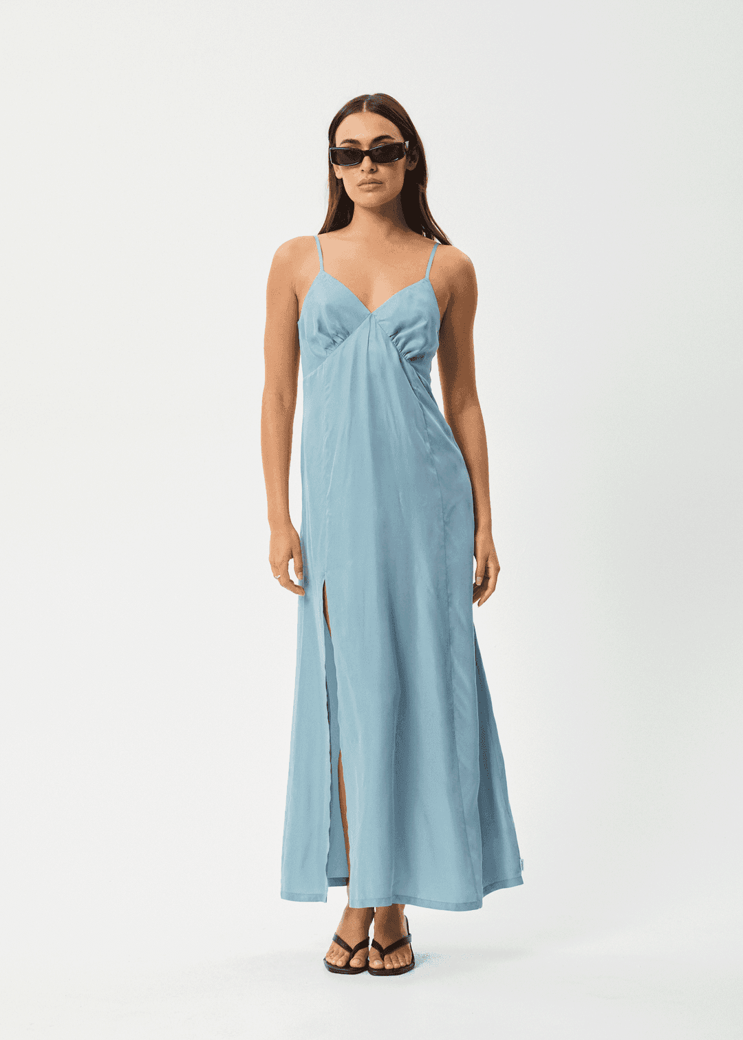 AFENDS Delia Cupro Maxi Dress