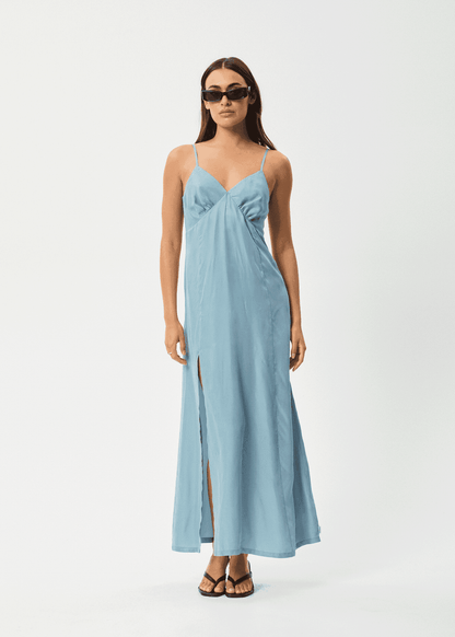 AFENDS Delia Cupro Maxi Dress