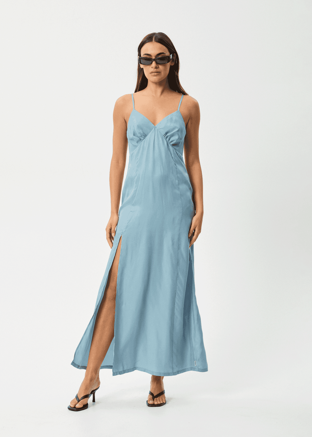 AFENDS Delia Cupro Maxi Dress