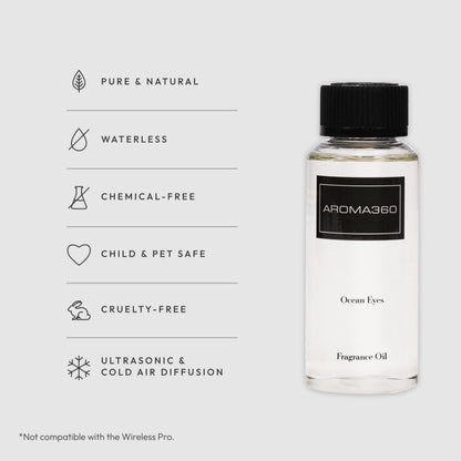 Aroma360 Ocean Eyes 120mL – Luxury Fragrance Oil for Diffusers