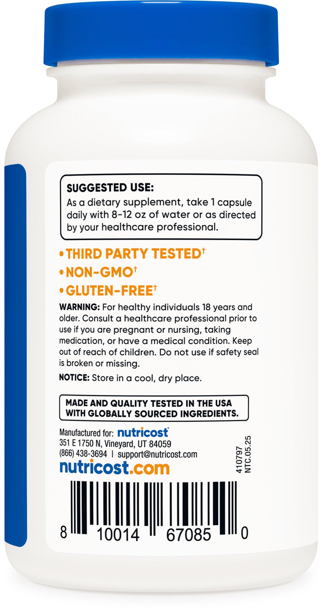 Nutricost Acai Extract 2,200mg, 120 Vegetarian Capsules (Euterpe Oleracea) from 550mg of 4:1 Extract – Non-GMO, Gluten Free
