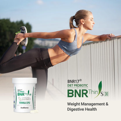 AceBiome BNRThin S30 Probiotic – Lactobacillus gasseri BNR17, 10B CFU, 30 Caps