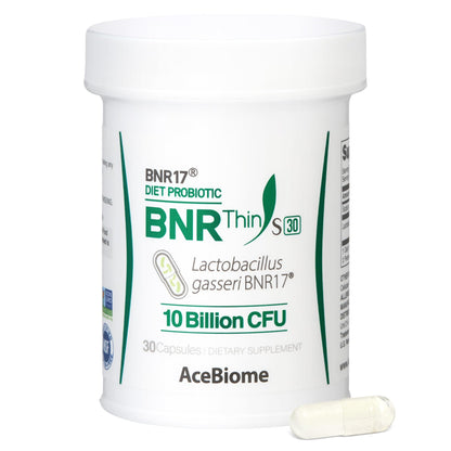 AceBiome BNRThin S30 Probiotic – Lactobacillus gasseri BNR17, 10B CFU, 30 Caps