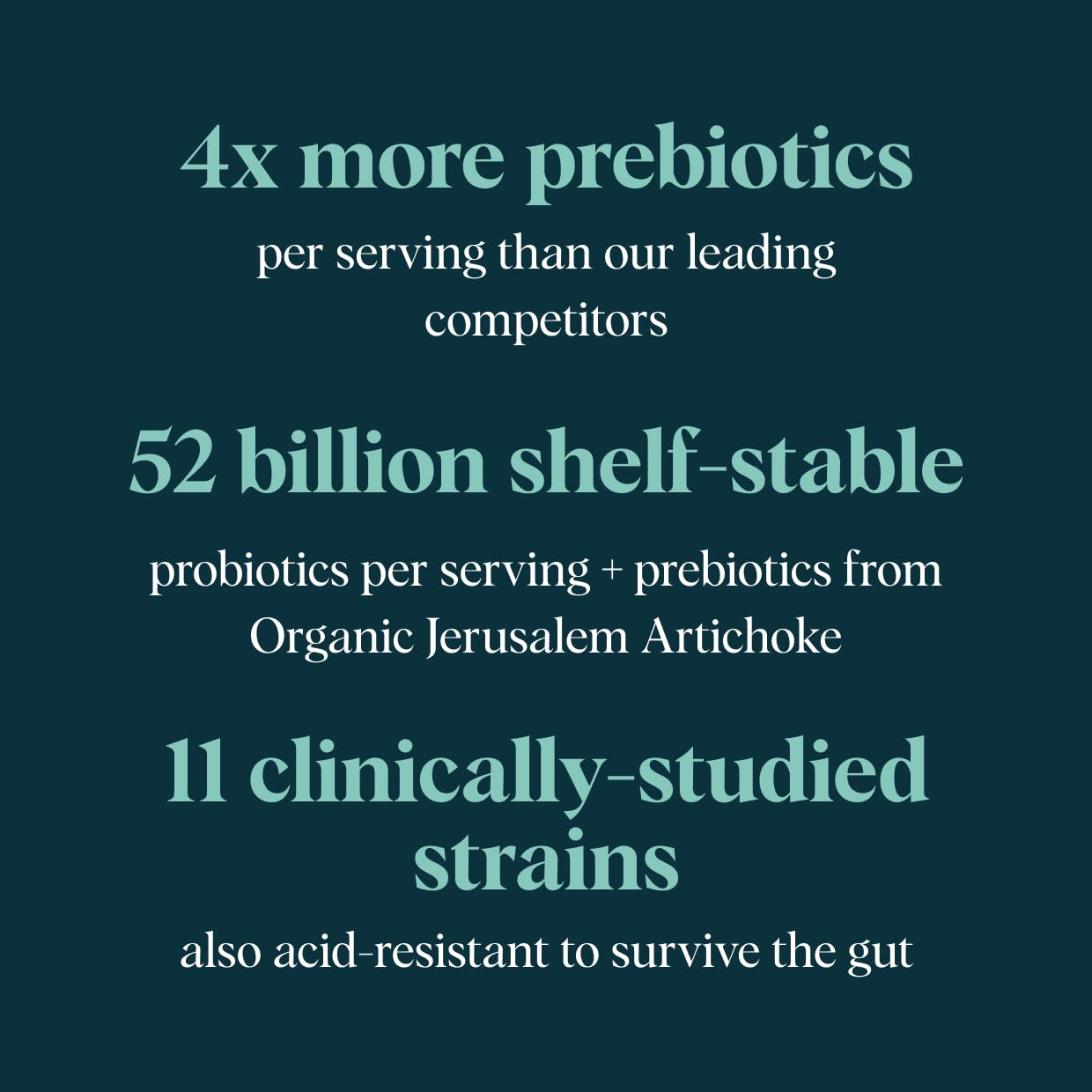 Ora Organic Probiotics with Prebiotics — 52 Billion CFU, 11 Strains, Gluten Free, 60 Capsules
