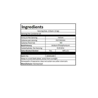 Acidum Phosphoricum Homeopathy Pellets 200C Potency – Pack of 2 | HomeoMart
