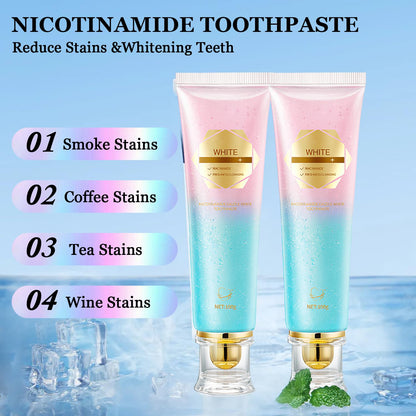Acssart Niacinamide Whitening Toothpaste – 2 Pack
