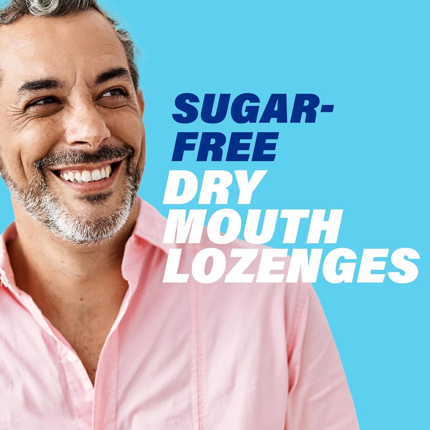 ACT Dry Mouth Lozenges Mint with Xylitol – 18 Count, Pack of 4