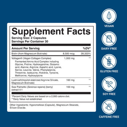 ActivatedYou BioCollagen Complex — Plant-Based Collagen for Skin, Hair & Joints | 2 Daily Capsules