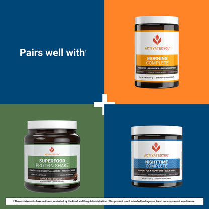 ActivatedYou BioCollagen Complex — Plant-Based Collagen for Skin, Hair & Joints | 2 Daily Capsules