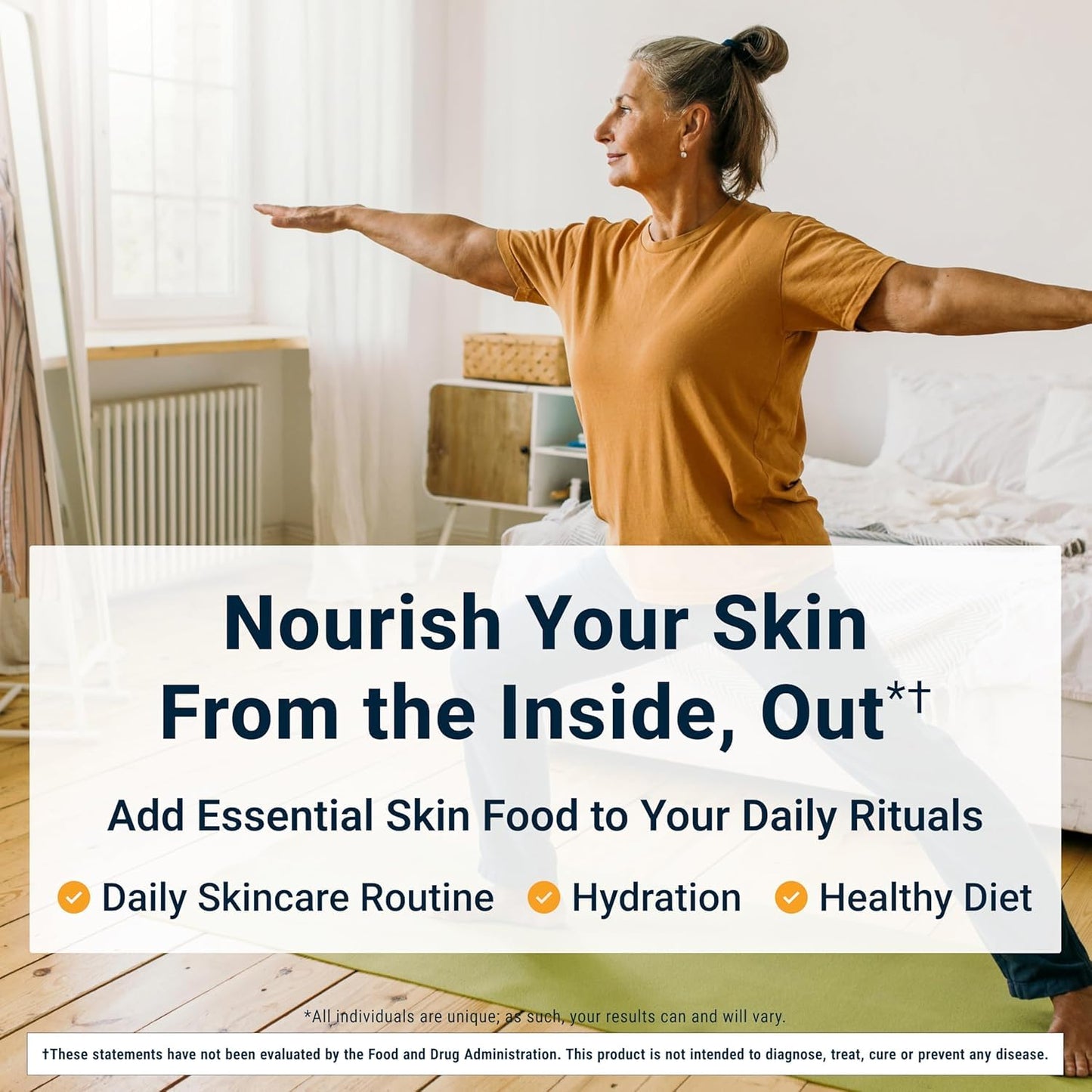 ActivatedYou Essential Skin Food – Plant-Based Collagen & Elastin Support for Youthful Skin (3 Pack, 90-Day Supply)