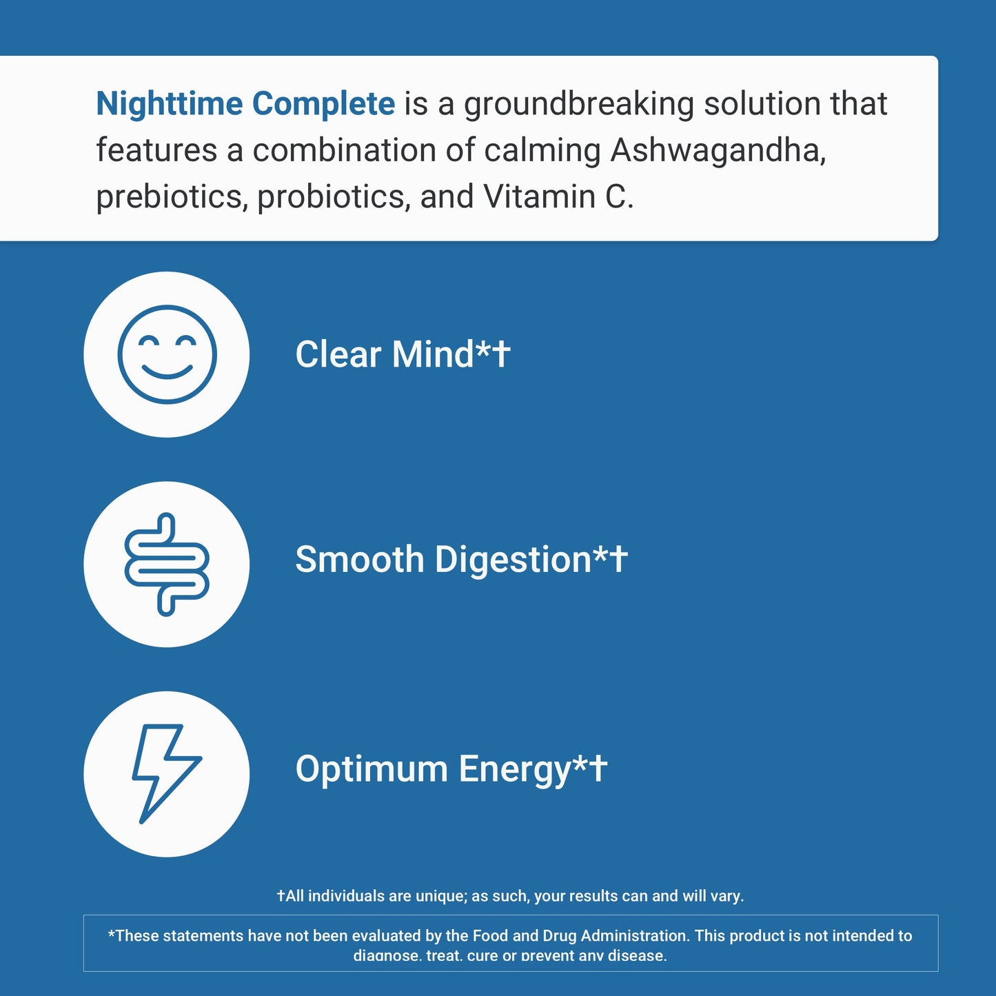 Nighttime Complete by ActivatedYou – Raspberry Lemonade with Ashwagandha, Prebiotics & Probiotics