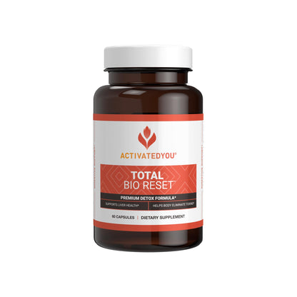 ACTIVATEDYOU Total Bio Reset Detox – Cleansing Digestive System, Radiant Skin & Sustained Energy (60 Capsules)