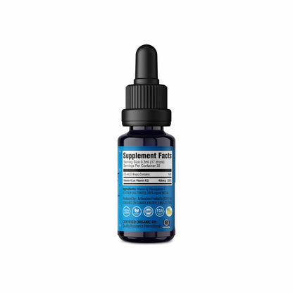 ACTIVATION K2 MK-7 Liquid Supplement | 15 ml | High Bioavailability for Bone & Dental Health