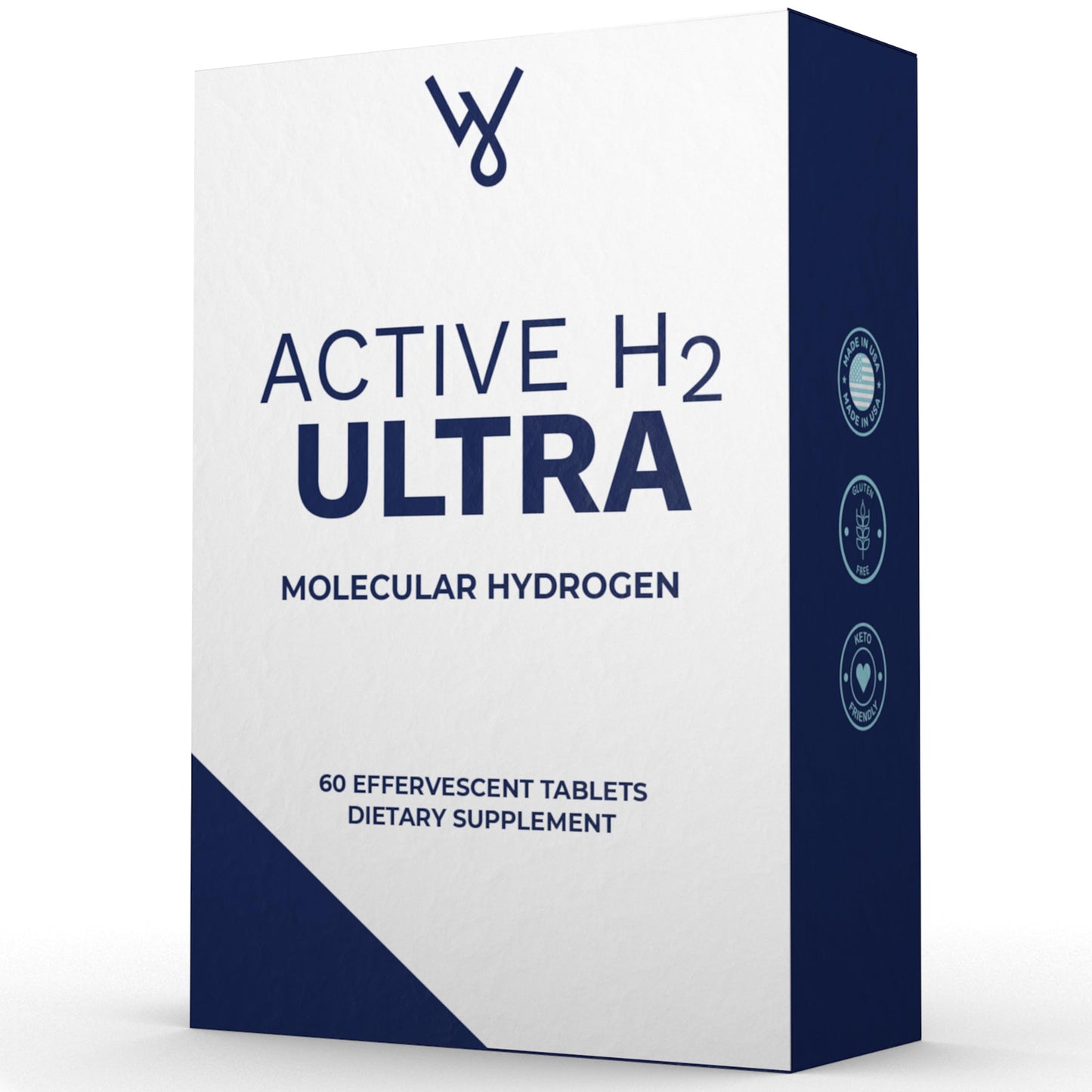 Active H2 Ultra Hydrogen Water Tablet – Hydration, Antioxidant Support, and Potential Immune Benefits (1 Bottle, 60 Tablets)