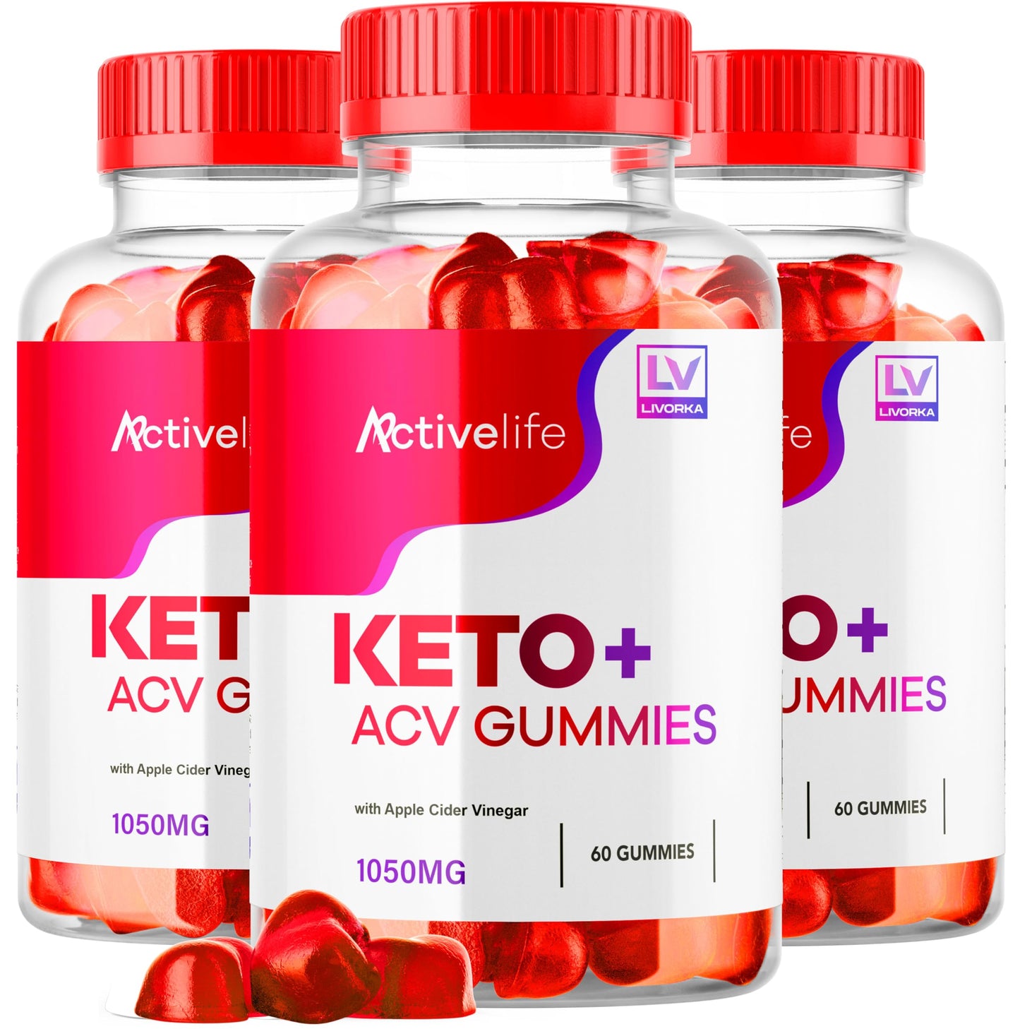 ActivLife Keto ACV Gummies (3 Pack) for Advanced Weight Loss