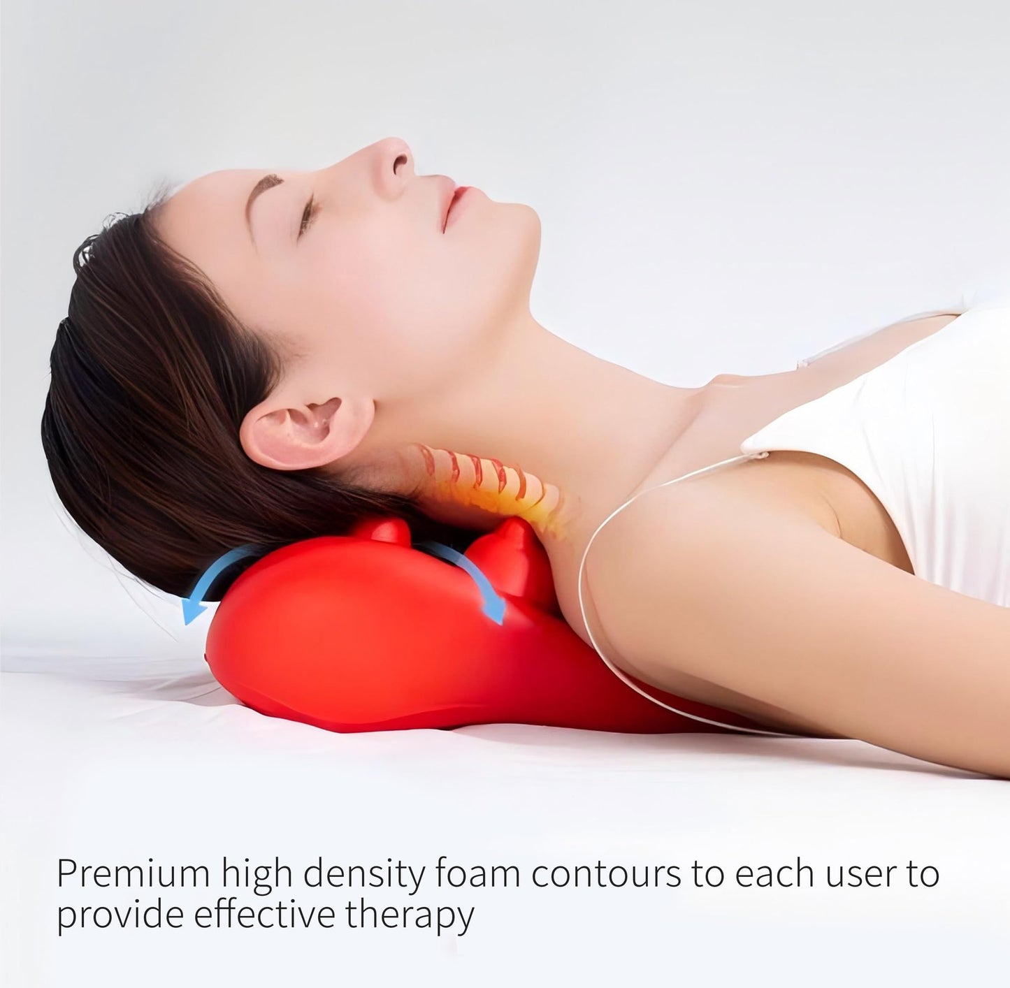 Acupressure Neck Pain Relief Pillow | Cervical Traction Device & Muscle Tension Relief
