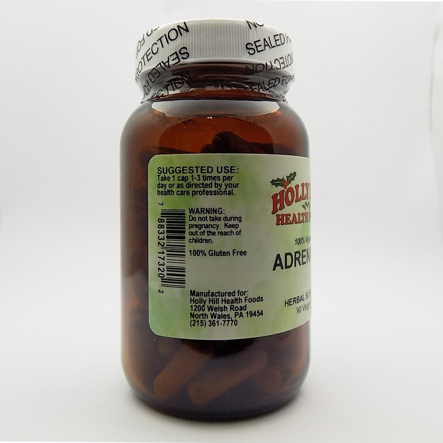 Holly Hill Health Foods – 100% Vegetarian Adrenal Rx (2-Pack) – 90 Vegetarian Capsules