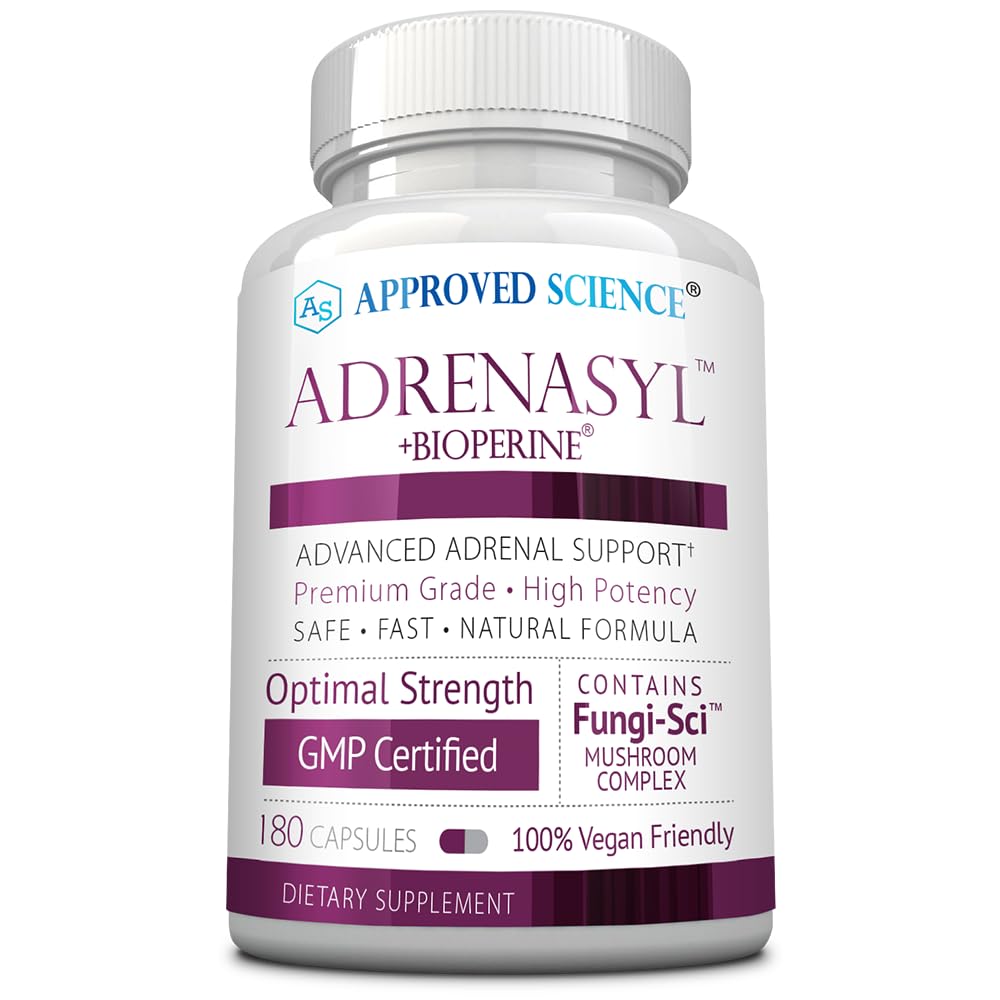 Approved Science Adrenasyl Adrenal Gland Support 180 Count – Pack of 1